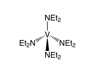 Tetrakis(diethylamino)vanadium(IV) Chemical Structure